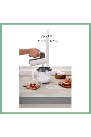 Bşkvirgo 2200 Ml Mikser Kabı Füme & Ölçü Kabı & Saklama Kabı-dny0025 Bsk2026