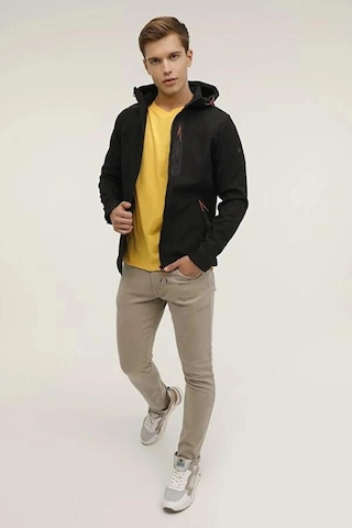 Lumberjack Ml New Trend 1gt17 5pr Erkek Softshell Mont Siyah