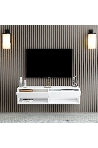 Rodes Tv Ünitesi Beyaz