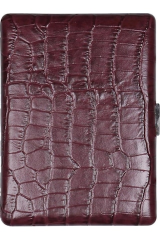 Pearl Japan Cosmos Deri Uzun Sigara Tabakası Croco Kahve 9lu
