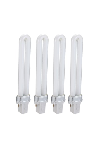 Yunboo 4 Adet 9w Uv Led Tüp 365+405nm Çift Işık Kaynağı Hızlı Kürleme Manikür Makinesine Takılmalı Diğer