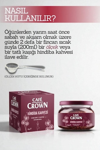 Cafe Crown Hindiba Kahvesi 150 Gr Granül