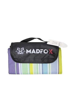 Piknik Kamp Örtüsü - Su Geçirmez - Madfox Skyloft - Blue Stripe - 546254 Çok Renkli
