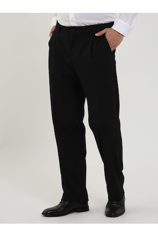 Dufy Siyah Erkek Regular Fit Düz Klasik Pantolon - 98178-siyah Siyah