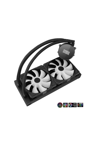 Dragos Vortex V-240 Argb Kumandalı 240mm İşlemci Sıvı Soğutucu