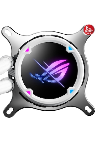 Asus Rog Strıx Lc Iı 240 Argb Aura Sync Rgb 120mm 2 Adreslenebilir Rgb Fan Cpu Sıvı Soğutucusu Beyaz V3