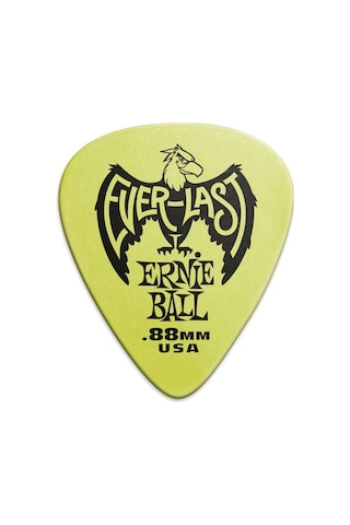 Ernie Ball Everlast Guitar Picks 1 Adet - 0.88 MM - Green Pena