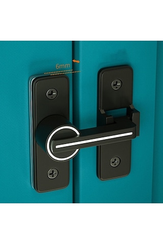 Besthome1 Suntek Bahçe Penceresi İçin Dönenebilen Kapı Mandalı 180 Derece, Garaj Kullanımı, Farklı Renklerde, Standart Boyutta