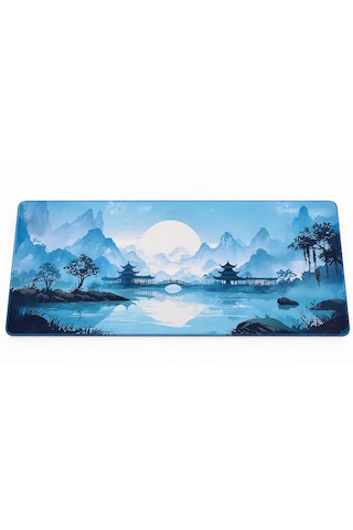 Razador Azure Serenity 90x40 Cm Xxl Gaming Profesyonel 1. Sınıf Oyuncu Mouse Pad Kaymaz Taban 4 Mm Mousepad