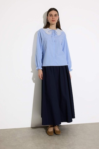 DeFacto A Kesim Basic Düz Poplin Maxi Tesettür Etek E4369AX25SPNV28