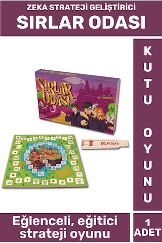 Özel Tasarım Eğlenceli Eğitici Zeka Strateji Becerisi Geliştirici Kutu Oyun Takımı Sırlar Odası