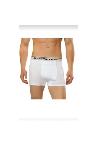Seher Yıldızı 0060 Erkek Likralı Boxer 10 Adet 001