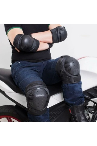Motosiklet Dizlik Dirseklik Set Sıkma Özellikli Motor Takım