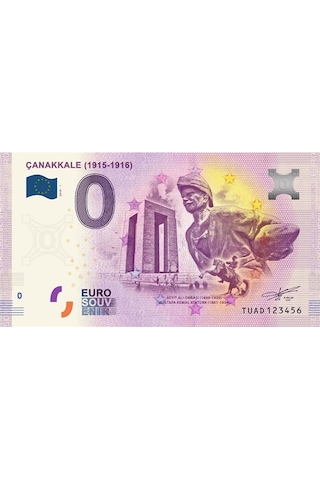 0 Euro Hatıra ve Koleksiyon Parası - Çanakkale 2019