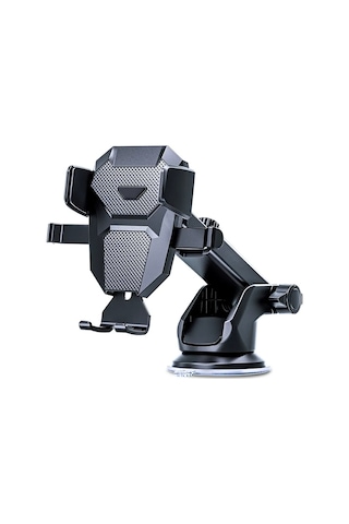 Geeroyoo Araç İçin Otomatik Kilitleyen Telefon Tutucu, Genişletilebilir Silikon Tabanlı Süngerli Navigasyon Stantı D25 Klem + 101 Sünger Modeli