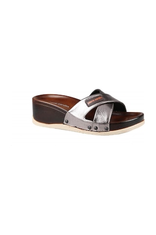 Pierre Cardin Pc-3217 Ortopedik Platin Kadın Terlik Platin