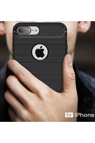 Apple Uyumlu iPhone 8 Plus Kılıf Zore Room Silikon Kapak Lacivert