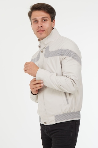 Sposo 1090 Su Itici Kumaş Regular Kalıp Taş Rengi Erkek Mont Taş