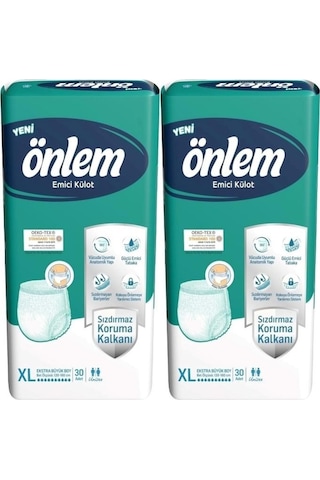 Önlem Emici Külot Hasta Bezi XL 2 x 30'lu