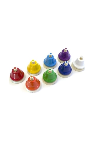 Hand Bells - Renkli Nota El Zili Seti - 8 Nota C Do