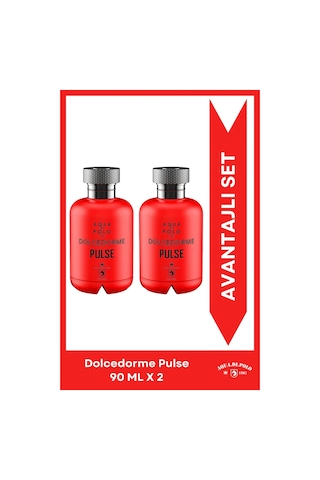 Dolcedorme Pulse 90ml Odunsu, Baharatlı 2'li Erkek Parfüm Seti Stcc021145 Baharat - Odunsu