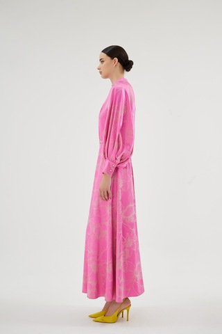 Senna Marıposa Elbise Pembe Pembe