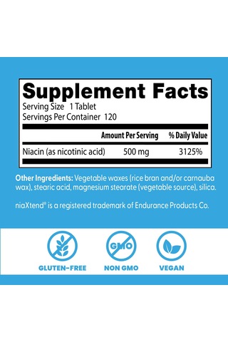 Doctors Best Sustained-release Vitamin B3 Niacin With Niaxtend Supports Heart Health 120 Veg Caps Aromasız