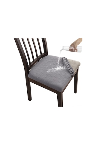 Yaozixa Ev Ve Restoran İçin Çok Amaçlı Mavi Rombus Desenli Sandalye Kılıfı - 36-48x36-48 Cm, Dayanıklı Jacquard Dokuma Pembe