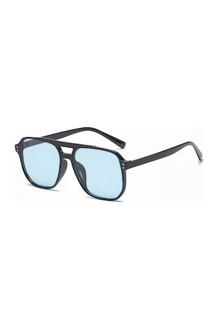 Mavi Camlı Uv400 Korumalı Unisex Güneş Gözlüğü Çok Renkli