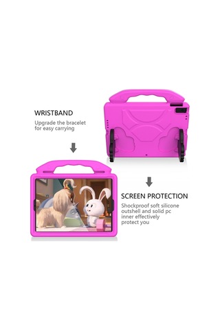 Apple Uyumlu iPad, 9 10.2 Inch Premium Standlı Zırh Kılıf-Shockproof Case