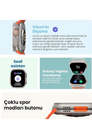 Bakeey Watch 8 DTNO.1 DT8 Ultra Akıllı   Saat (Distribütör Garantili)