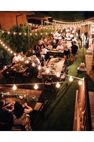 10 Metre 20 Duylu 9w Led Ampullü Zincir Bahçe Aydınlatma