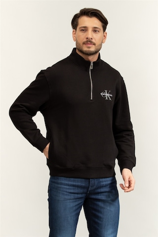 Calvin Klein Erkek Sweat Lv04rd244g Ub1 Siyah Siyah