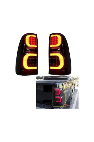 Ducki Toyota Uyumlu Hilux Vigo 2005-2015 Arka Led Stop Lambası