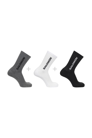 Salomon Lc2086200 Everyday Crew 3-pack Renkli Siyah - Beyaz - Gri