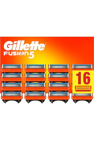 Gillette Fusion Yedek Tıraş Bıçağı Karton Paket 16'lı