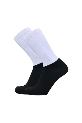 Suofeng Spor Çorapları - Nefes Alabilir, Kaymaz, Erkek Ve Kadın İçin Konforlu Bisiklet Ve Koşu Çorapları Siyah - Beyaz