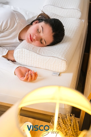 Visco Yastık Velicia Ortopedik Yastık Viskon Kılıf 55x35x12-10 Cm