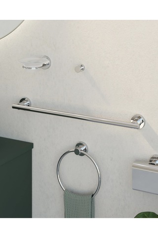 Tecno Havluluk, Uzun, 51 Cm - Krom Krom