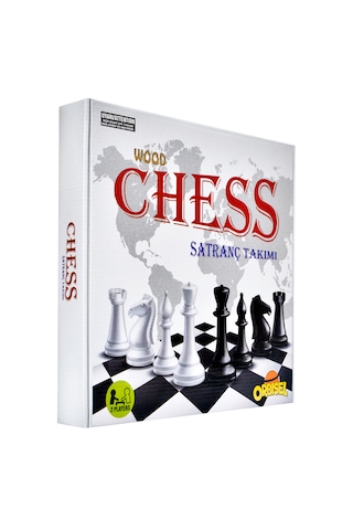 Orbisel Satranç Takımı 30x30 Ahşap Tablalı
