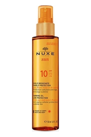 Nuxe Sun SPF10 Bronzlaştırıcı Yüz ve Vücut Yağı 150 ML