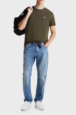 Tommy Jeans Erkek T Shirt Dm0dm20322 M12 Yeşil Yeşil