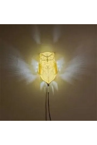 Xiyyadms Usb Beslemeli Trapezoid Duvar Lambası, 8w Enerji Tasarruflu Fener, 10 M² Aydınlatma, Soğuk Beyaz Işık, 6 Ampul, Hızlı Kurulum Kanca Montajı Beyaz