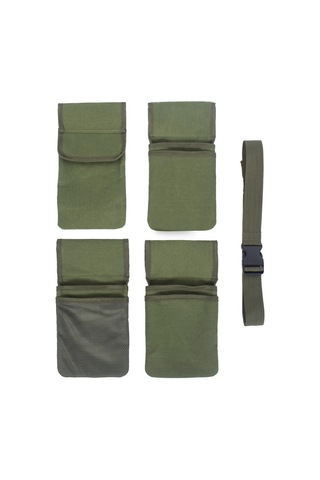 Symbee Askeri Yeşil Kumaş Çalışma Kemer, El Aletleri İçin Geniş Cep, Ergonomik Tasarım, Su Geçirmez, Bahçe-çiftlik Kullanıma Uygun