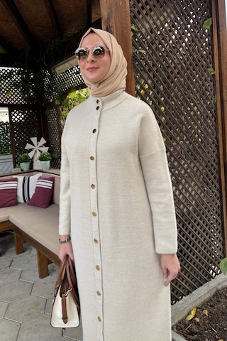 Rabia Şamlı Yakut Angora Triko Kap Taş Çok Renkli