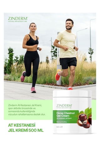 Zinderm At Kestanesi Masaj Kremi 2 x 500 ML