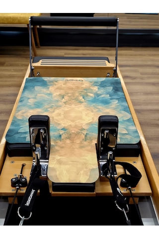 Reformer Pilates Mat ' Kaymaz' -'sage Green' Renkli
