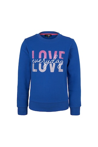 Brz Kids Love Baskılı Kız Çocuk Sweatshirt-saks Mavisi Saks Mavi