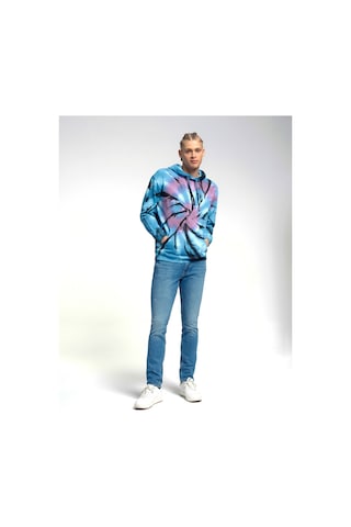 Loose Fit Erkek Sweatshirt Mavi