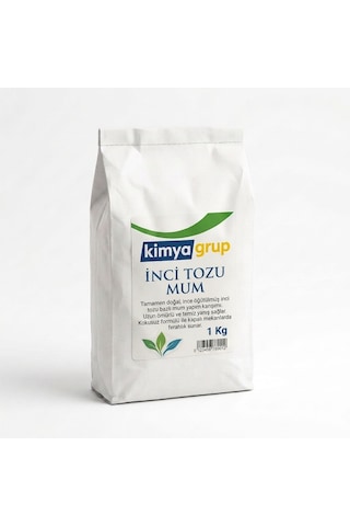 İnci Tozu Mum 300 Gr Beyaz